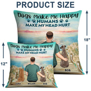A Bond That Can't Be Broken - Gift For Dog Lovers, Dog Mom, Dog Dad - Personalized Pillow