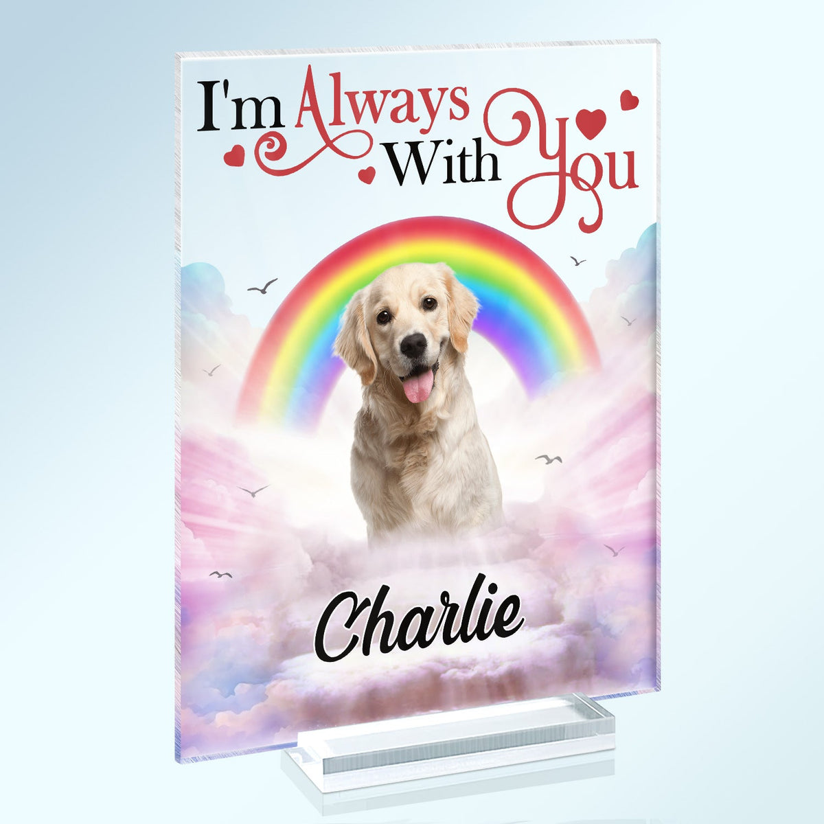 Custom Photo A Piece Of My Heart - Memorial Gift For Cat Lovers, Dog Lovers - Personalized Vertical Rectangle Acrylic Plaque