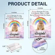 Custom Photo A Piece Of My Heart - Memorial Gift For Cat Lovers, Dog Lovers - Personalized Vertical Rectangle Acrylic Plaque