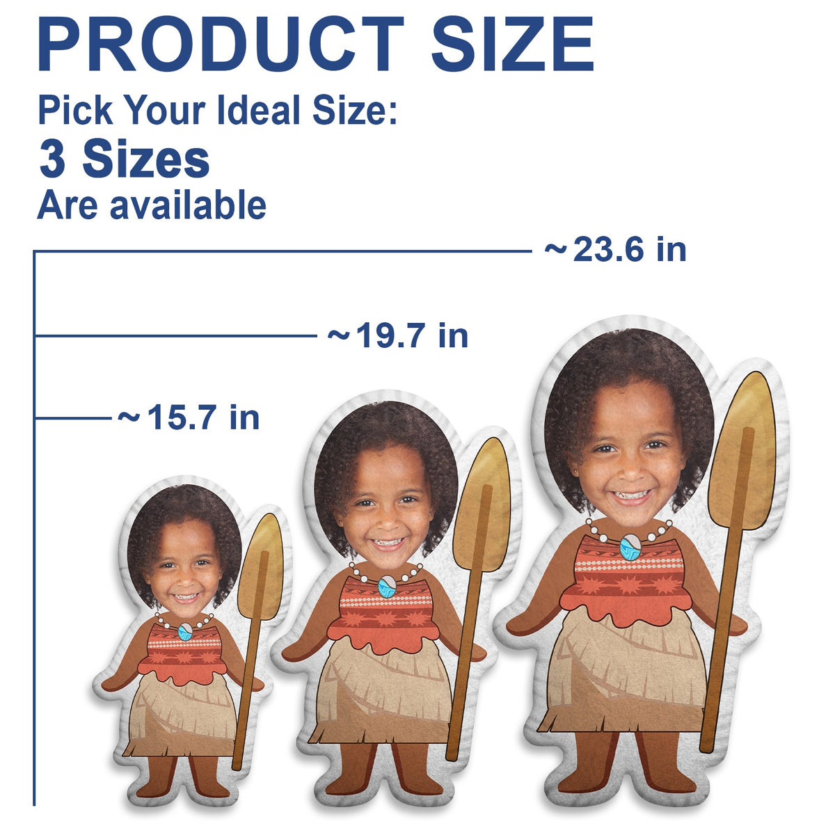 Custom Photo Funny Kid Fairy Tale Cosplay - Gift For Children, Grandkids - Personalized Custom Shaped Pillow