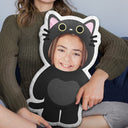 Custom Photo Funny Kid Animal Cosplay - Gift For Children, Grandkids - Personalized Custom Shaped Pillow