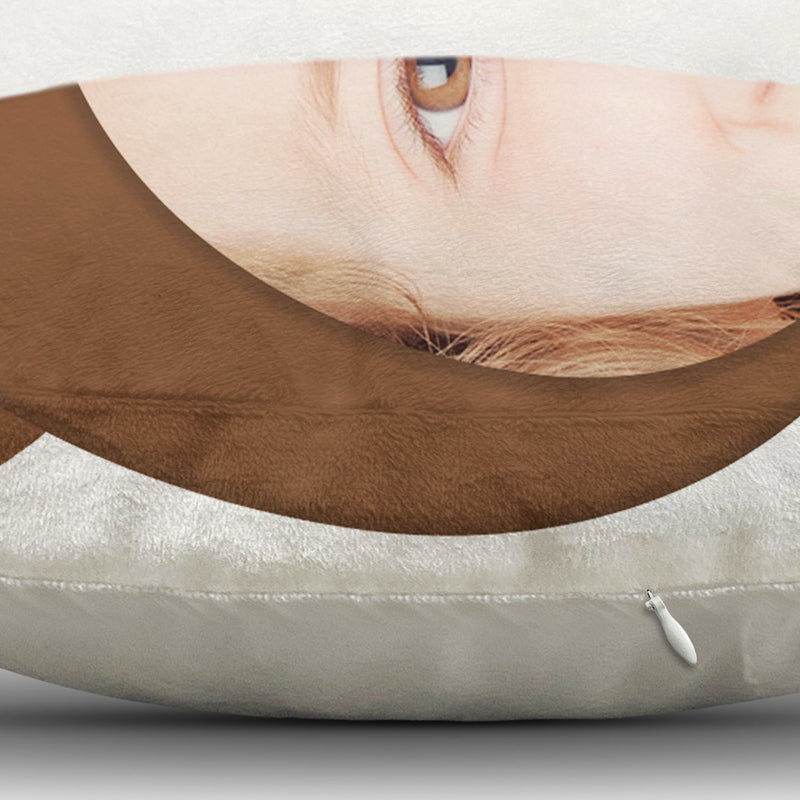 Custom Photo Funny Kid Animal Cosplay - Gift For Children, Grandkids - Personalized Custom Shaped Pillow