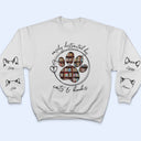 Easily Distracted By Dogs Cats And Books - Birthday, Loving Gift For Dog Lover, Cat Mom, Pet Mum - Personalized Unisex Sweatshirt With Design On Sleeve