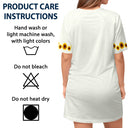 Custom Photo Blessed Mommy Grandma - Gift For Mother, Nana, Auntie - Personalized Women's Sleep Tee