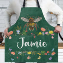 Just A Crazy Plant Mom In Her Office - Birthday, Loving Gift For Mother, Gardening Lover - Personalized Apron