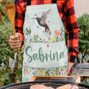 Just A Crazy Plant Mom In Her Office - Birthday, Loving Gift For Mother, Gardening Lover - Personalized Apron