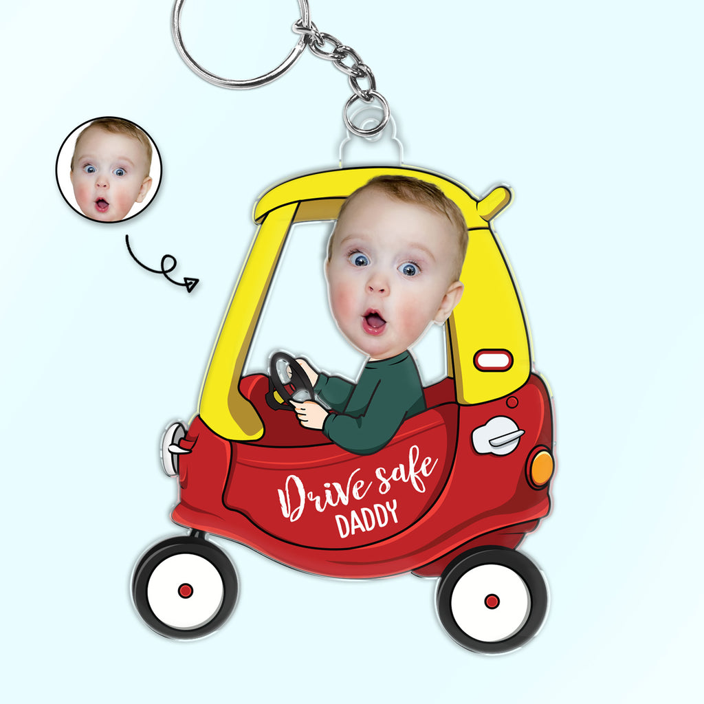 Custom Photo Drive Safe Daddy - Birthday, Loving Gift For