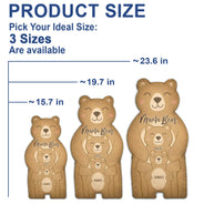Mama Bear - Gift For Mothers - Personalized Custom Shaped Pillow