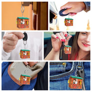 Custom Photo Get Home Safe Daddy - Gift For Dad, Grandpa, Mom, Grandma - Personalized Acrylic Keychain