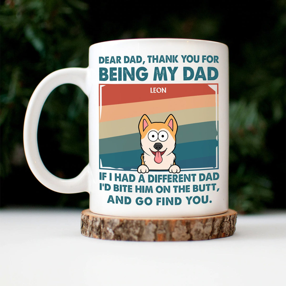 Thank You For Being My Mom - Gift For Dog Lovers, Dog Mom, Dog Dad - Personalized Mug