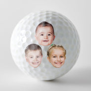 Custom Photo,Golf,Gift For Father,Funny  - Custom Photo Best Dad By Par - Personalised Golf Ball