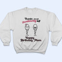 Thanks For Not Swallowing Us - Funny Gift For Mom, Mother, Grandma - Personalized T Shirt