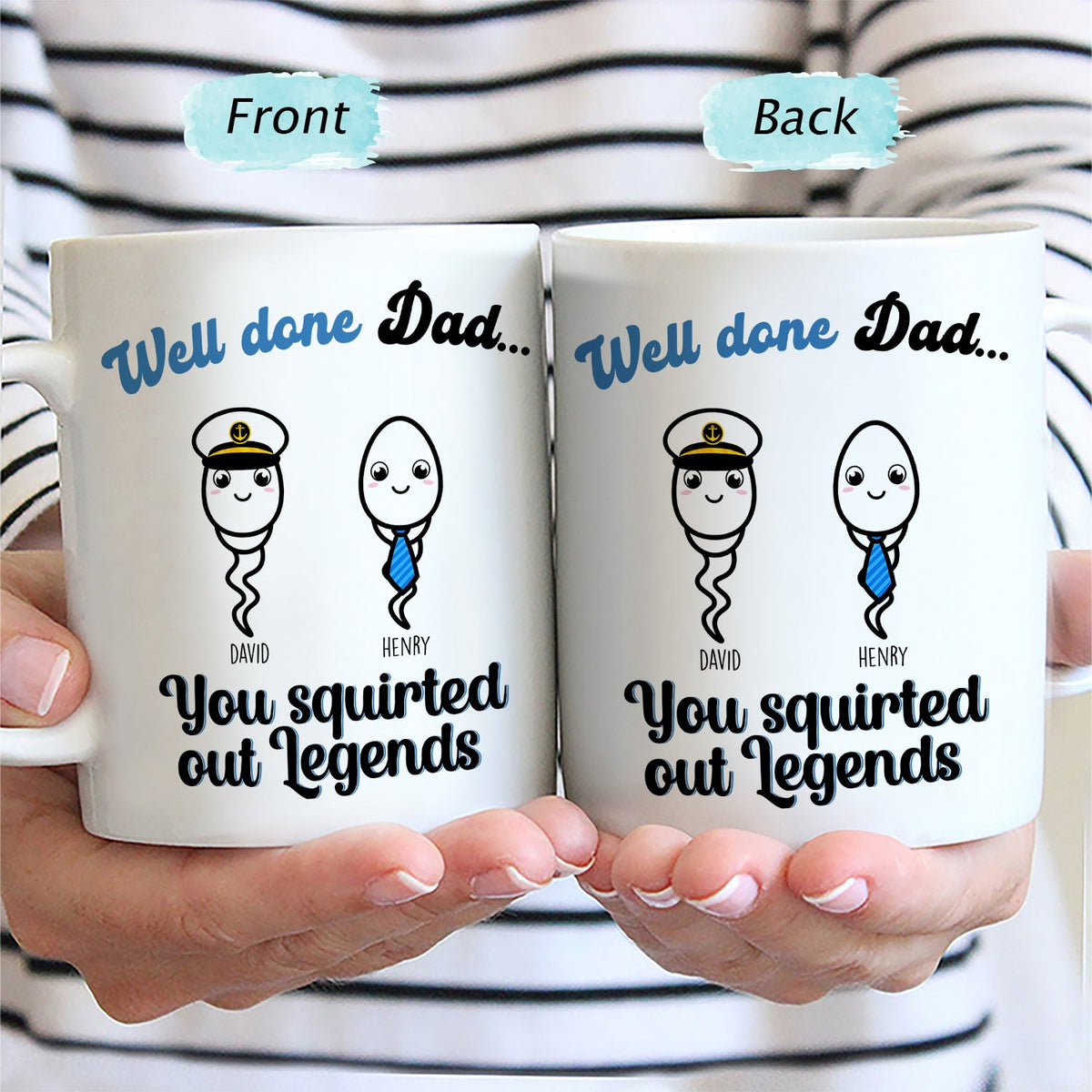 Tu as giclé une légende - Cadeau amusant pour papa, père, grand-père - Tasse personnalisée