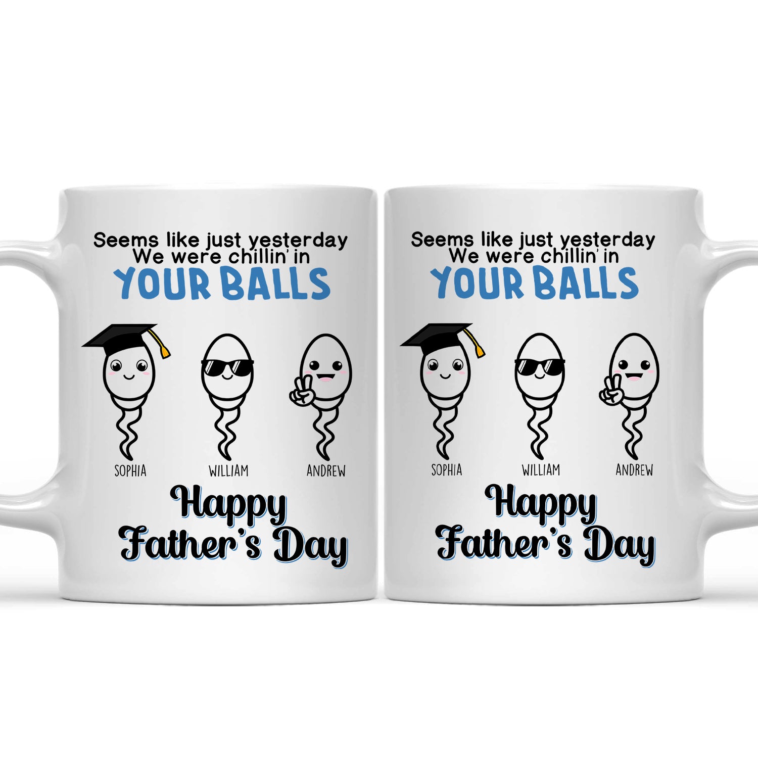 Seems Like Just Yesterday - Funny Gift For Dad, Father, Grandpa - Personalized Mug