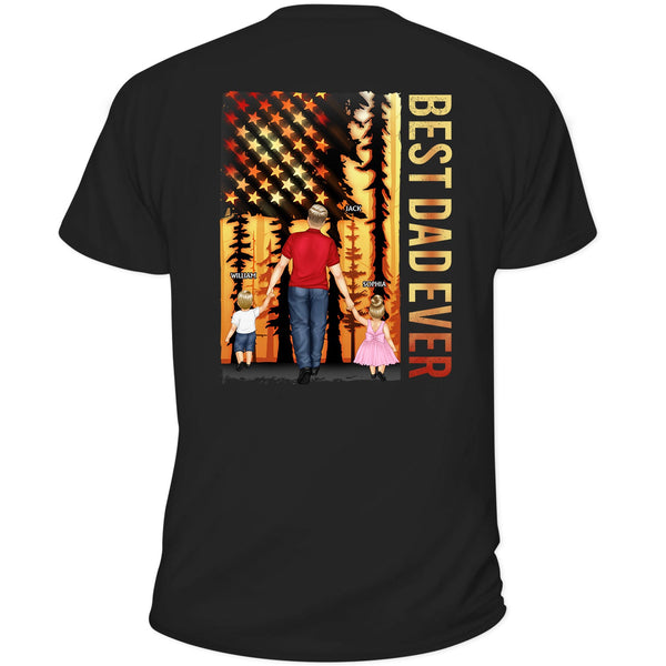 Best Dad Papa Ever - Birthday Gift For Father, Grandpa - Personalized T Shirt