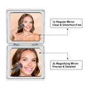 Hand In Hand, I Will Always Protect You - Gift For Mom, Grandma - 3D Inflated Effect Printed Mirror, Personalized Square Compact Mirror