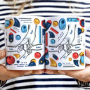 Hand In Hand, I Will Always Protect You - Gift For Dad, Grandpa - 3D Inflated Effect Printed Mug, Personalized White Edge-to-Edge Mug