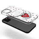 Calendrier You &amp; Me We Got This - Cadeau pour couples - Coque de téléphone transparente personnalisée imprimée effet gonflé 3D
