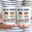 No Returns Or Refunds Chibi Grandkids Dog Cat - Personalized Mug