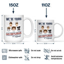 No Returns Or Refunds Chibi Grandkids Dog Cat - Personalized Mug