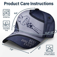 Dog Cat Hand Punch Best Friends For Life - Personalized Classic Cap