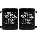 Best Dog Dad Ever Hand Punch - Personalized Mug