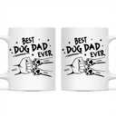 Best Dog Dad Ever Hand Punch - Personalized Mug