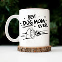Best Dog Dad Ever Hand Punch - Personalized Mug