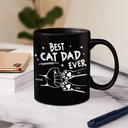 Best Dog Dad Ever Hand Punch - Personalized Mug