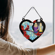 I Miss You I'm Always With You - Personalized Window Hanging Suncatcher Ornament