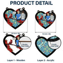 I Miss You I'm Always With You - Personalized Window Hanging Suncatcher Ornament