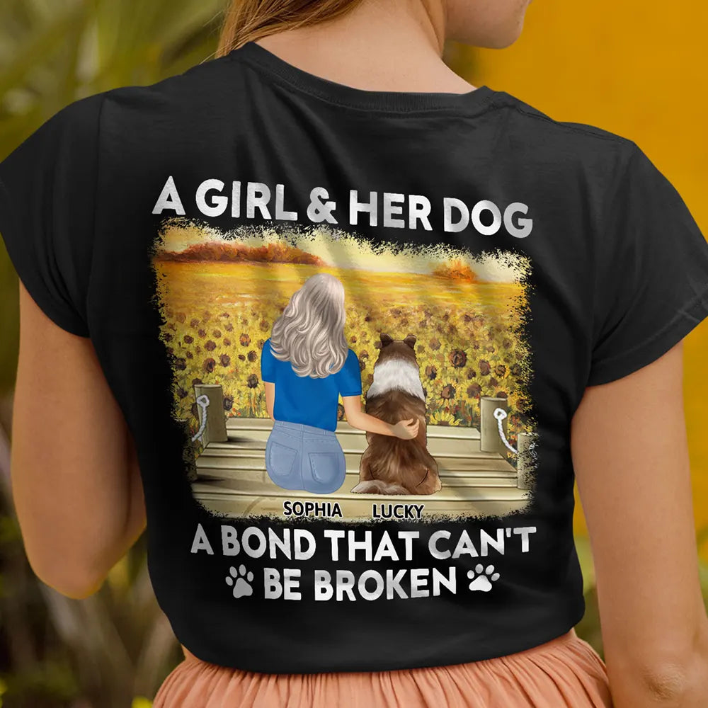 A Bond That Can't Be Broken Dog - Personalized T Shirt