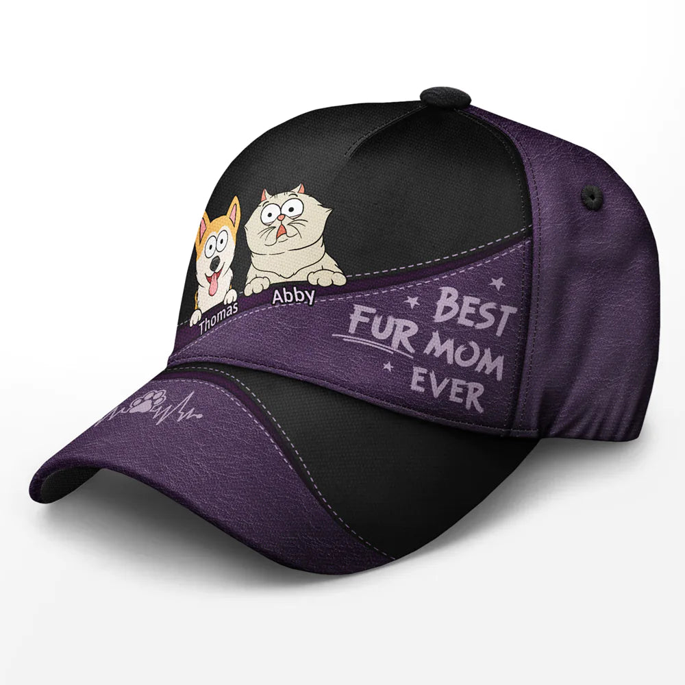 Best Dog Dad Ever Funny Cartoon Pet - Personalized Classic Cap