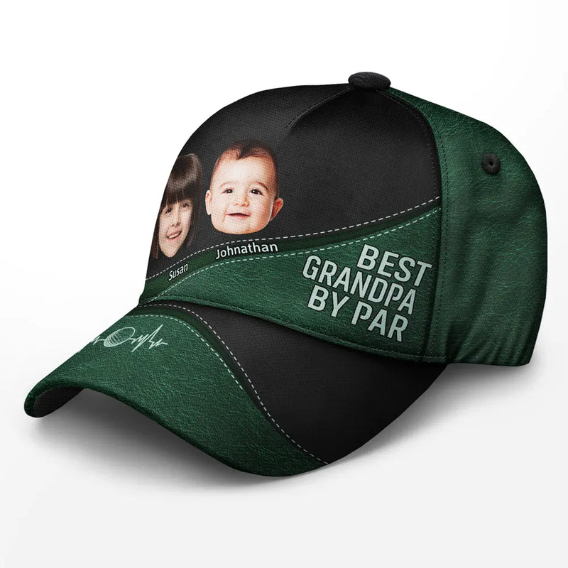 Custom Photo Best Daddy By Par - Personalized Classic Cap