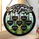 Grandkids Make Life More Grand - Personalized Window Hanging Suncatcher Ornament