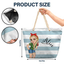Summer Is Calling Beach Vacation - Personalized Beach Bag