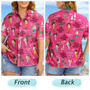 Custom Photo Best Dad Ever Palm Tree And Sailing - Personalized Hawaiian Shirt