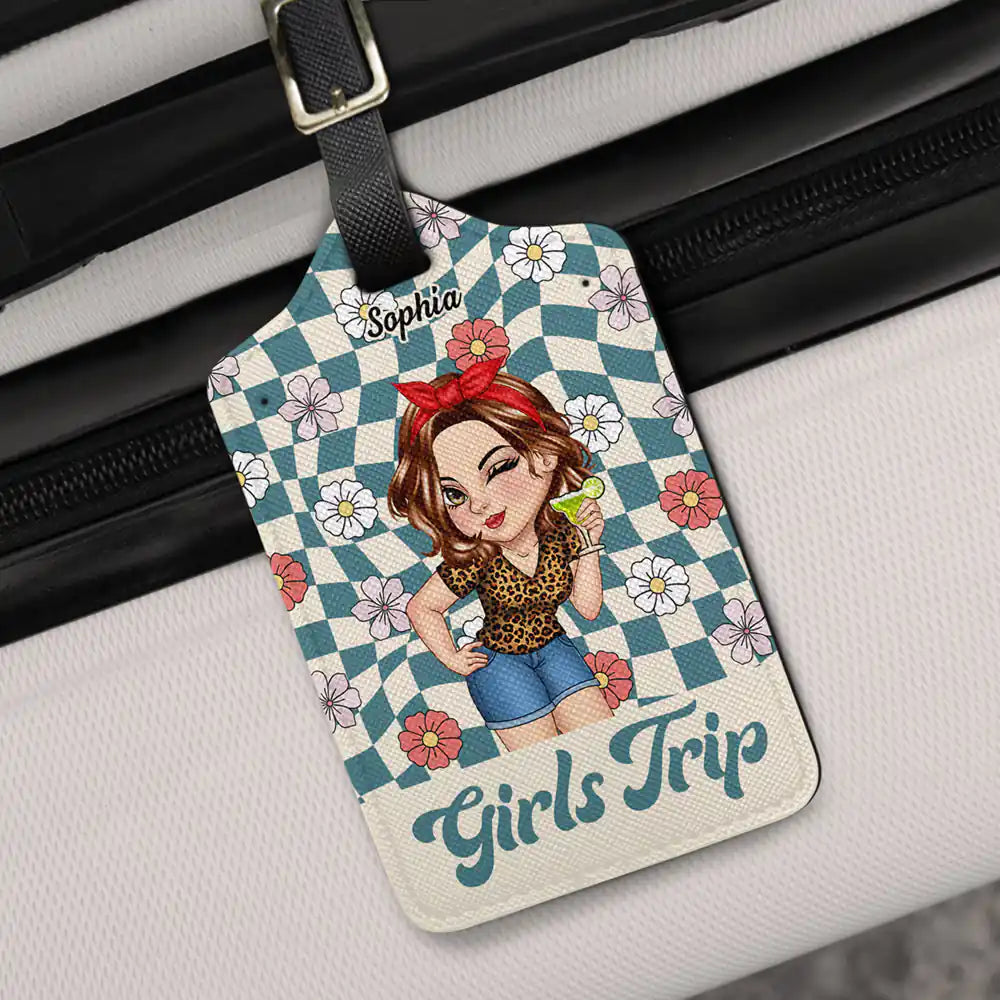 Girls Trip Traveling - Personalized Luggage Tag