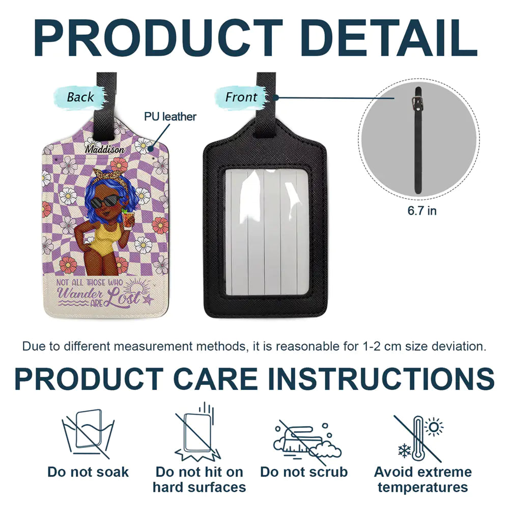 Girls Trip Traveling - Personalized Luggage Tag