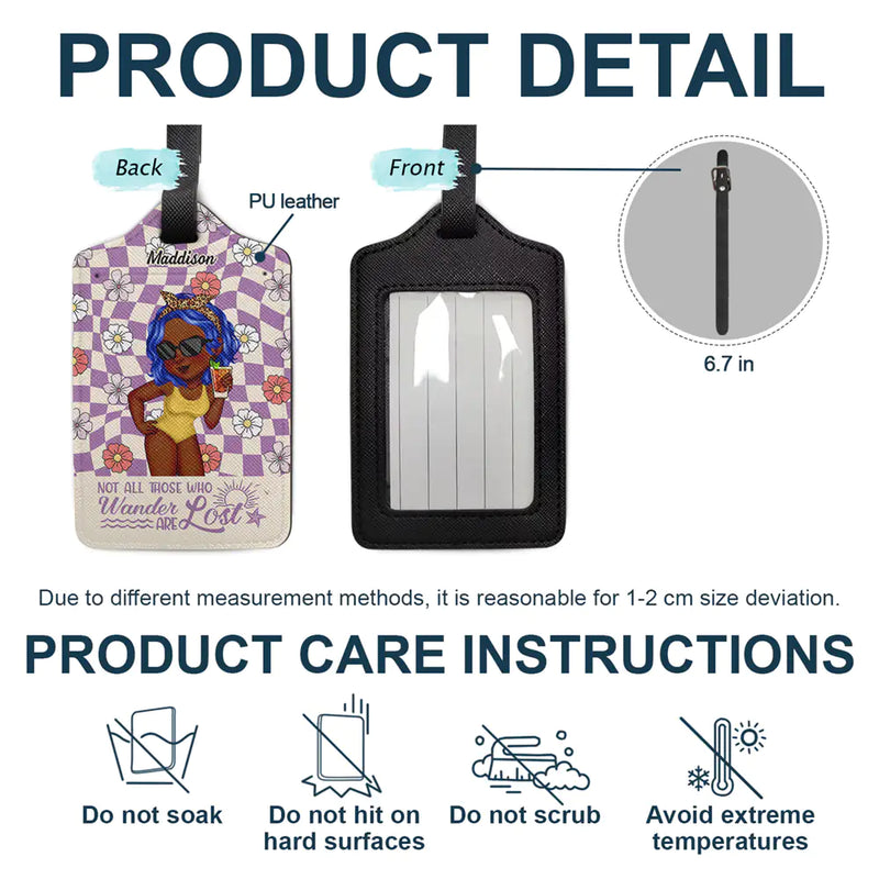 Girls Trip Traveling - Personalized Luggage Tag