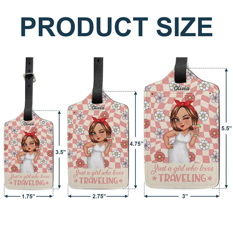 Girls Trip Traveling - Personalized Luggage Tag