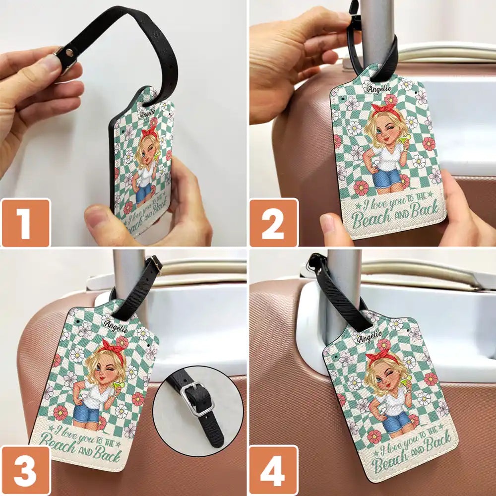 Girls Trip Traveling - Personalized Luggage Tag