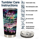 Life Is Tough But So Are You Blended Colors - Personalized Tumbler