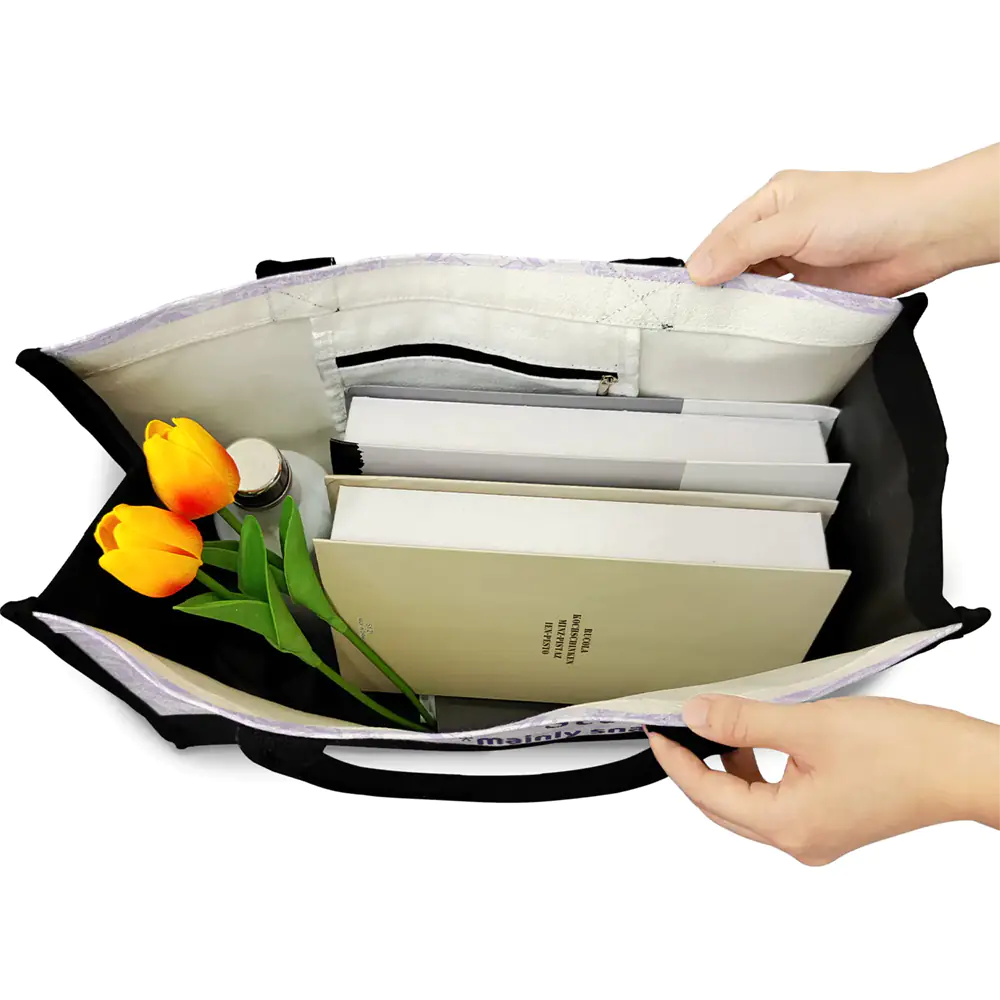 Important Nana Stuff - Personalized Canvas Tote Bag