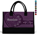 Mom Grandma Little Sweethearts - Personalized Canvas Tote Bag