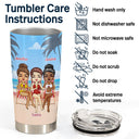 Salty Lil' Beaches Booze Bestie - Cadeau pour meilleur ami - Verre personnalisé