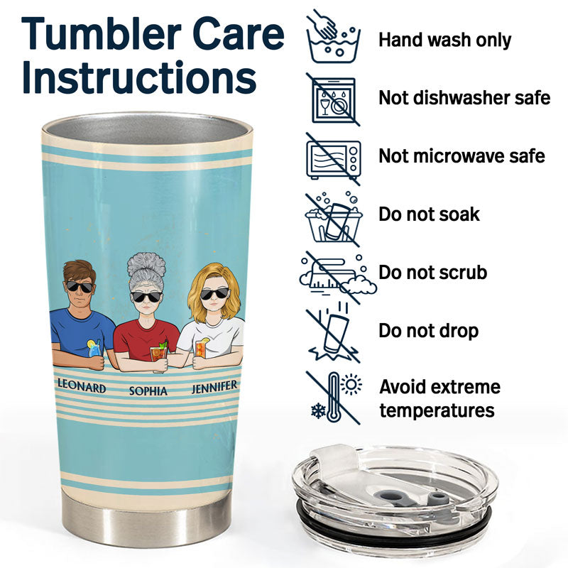 Dear Mom Great Job I'm Awesome Thank You Retro - Mother Gift - Personalized Custom Tumbler