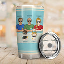 Cher papa, bon travail, je suis génial, merci, adulte et enfant, rétro - Cadeau pour père - Gobelet personnalisé