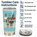 Cher papa, bon travail, je suis génial, merci, adulte et enfant, rétro - Cadeau pour père - Gobelet personnalisé