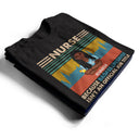 Lifesaver Official Job Title Nurses Vintage - Gift For Nurse - Personalized Custom T Shirt